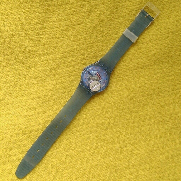 ✴SOLD✴ 90s Vintage SWATCH Waterproof H2O Watch - Picture 4 of 4
